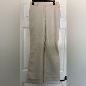 Women's Babaton Faux leather Cream Pants size 8